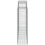 vidaXL Coșuri gabion arcuite 5 buc, 200x50x140/160 cm, fier galvanizat