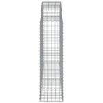 vidaXL Coșuri gabion arcuite 14 buc, 200x50x140/160cm, fier galvanizat vidaXL Coșuri gabion arcuite 14 buc, 200x50x140/160cm, fier galvanizat