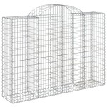 vidaXL Coșuri gabion arcuite 20 buc, 200x50x140/160cm, fier galvanizat vidaXL Coșuri gabion arcuite 20 buc, 200x50x140/160cm, fier galvanizat