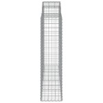 vidaXL Coș gabion arcuit, 18 buc, 200x50x160/180 cm, fier galvanizat vidaXL Coș gabion arcuit, 18 buc, 200x50x160/180 cm, fier galvanizat