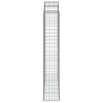 vidaXL Coșuri gabion arcuite, 18 buc 200x50x220/240cm, fier galvanizat vidaXL Coșuri gabion arcuite, 18 buc 200x50x220/240cm, fier galvanizat