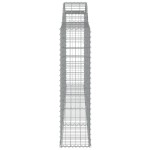 vidaXL Coșuri gabion arcuite 7 buc, 300x30x120/140 cm, fier galvanizat vidaXL Coșuri gabion arcuite 7 buc, 300x30x120/140 cm, fier galvanizat