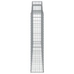 vidaXL Coșuri gabion arcuite 10 buc, 300x30x140/160cm, fier galvanizat vidaXL Coșuri gabion arcuite 10 buc, 300x30x140/160cm, fier galvanizat