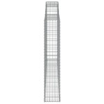vidaXL Coșuri gabion arcuite 7 buc. 300x30x160/180 cm fier galvanizat vidaXL Coșuri gabion arcuite 7 buc. 300x30x160/180 cm fier galvanizat