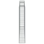 vidaXL Coșuri gabion arcuite 5 buc, 300x30x180/200 cm, fier galvanizat vidaXL Coșuri gabion arcuite 5 buc, 300x30x180/200 cm, fier galvanizat