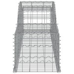 vidaXL Coșuri gabion arcuite, 10 buc., 300x50x40/60cm, fier galvanizat vidaXL Coșuri gabion arcuite, 10 buc., 300x50x40/60cm, fier galvanizat