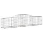 vidaXL Coșuri gabion arcuite 10 buc, 300x50x60/80 cm, fier galvanizat vidaXL Coșuri gabion arcuite 10 buc, 300x50x60/80 cm, fier galvanizat