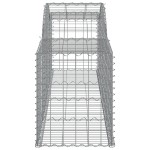 vidaXL Coșuri gabion arcuite 10 buc, 300x50x60/80 cm, fier galvanizat vidaXL Coșuri gabion arcuite 10 buc, 300x50x60/80 cm, fier galvanizat