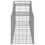 vidaXL Coșuri gabion arcuite 15 buc, 300x50x60/80 cm, fier galvanizat vidaXL Coșuri gabion arcuite 15 buc, 300x50x60/80 cm, fier galvanizat