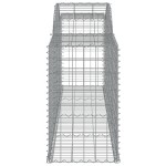 vidaXL Coșuri gabion arcuite 11 buc, 300x50x80/100 cm, fier galvanizat vidaXL Coșuri gabion arcuite 11 buc, 300x50x80/100 cm, fier galvanizat
