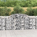 vidaXL Coșuri gabion arcuite 10 buc, 300x50x100/120cm, fier galvanizat vidaXL Coșuri gabion arcuite 10 buc, 300x50x100/120cm, fier galvanizat