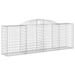 vidaXL Coșuri gabion arcuite 10 buc, 300x50x100/120cm, fier galvanizat vidaXL Coșuri gabion arcuite 10 buc, 300x50x100/120cm, fier galvanizat