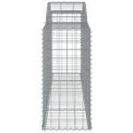 vidaXL Coșuri gabion arcuite 10 buc, 300x50x100/120cm, fier galvanizat vidaXL Coșuri gabion arcuite 10 buc, 300x50x100/120cm, fier galvanizat