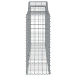 vidaXL Coșuri gabion arcuite 17 buc. 300x50x120/140 cm fier galvanizat vidaXL Coșuri gabion arcuite 17 buc. 300x50x120/140 cm fier galvanizat