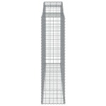 vidaXL Coșuri gabion arcuite 10 buc, 300x50x180/200 cm fier galvanizat vidaXL Coșuri gabion arcuite 10 buc, 300x50x180/200 cm fier galvanizat