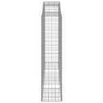 vidaXL Coșuri gabion arcuite 7 buc. 300x50x200/220 cm, fier galvanizat vidaXL Coșuri gabion arcuite 7 buc. 300x50x200/220 cm, fier galvanizat