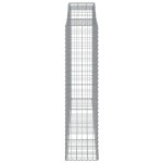 vidaXL Coșuri gabion arcuite 10 buc. 300x50x200/220 cm fier galvanizat vidaXL Coșuri gabion arcuite 10 buc. 300x50x200/220 cm fier galvanizat