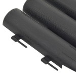 vidaXL Borduri de gazon, 36 buc., antracit, 10 m, PP vidaXL Borduri de gazon, 36 buc., antracit, 10 m, PP