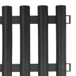 vidaXL Borduri de gazon, 17 buc., antracit, 10 m, PP vidaXL Borduri de gazon, 17 buc., antracit, 10 m, PP