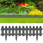 vidaXL Borduri de gazon, 25 buc., antracit, 10 m, PP vidaXL Borduri de gazon, 25 buc., antracit, 10 m, PP