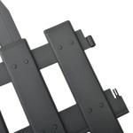 vidaXL Borduri de gazon, 25 buc., antracit, 10 m, PP vidaXL Borduri de gazon, 25 buc., antracit, 10 m, PP