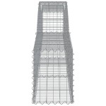 vidaXL Coșuri gabion arcuite 10 buc, 400x30x40/60 cm, fier galvanizat vidaXL Coșuri gabion arcuite 10 buc, 400x30x40/60 cm, fier galvanizat