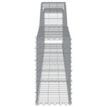 vidaXL Coșuri gabion arcuite 8 buc, 400x30x60/80 cm, fier galvanizat vidaXL Coșuri gabion arcuite 8 buc, 400x30x60/80 cm, fier galvanizat