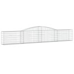 vidaXL Coșuri gabion arcuite 10 buc, 400x30x60/80 cm, fier galvanizat vidaXL Coșuri gabion arcuite 10 buc, 400x30x60/80 cm, fier galvanizat