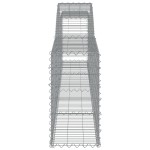 vidaXL Coșuri gabion arcuite 10 buc, 400x30x60/80 cm, fier galvanizat vidaXL Coșuri gabion arcuite 10 buc, 400x30x60/80 cm, fier galvanizat
