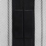 vidaXL Perdele de ușă anti-insecte cu magnet, 2 buc., negru, 200x80 cm vidaXL Perdele de ușă anti-insecte cu magnet, 2 buc., negru, 200x80 cm