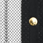 vidaXL Perdele de ușă anti-insecte cu magnet, 2 buc., negru, 200x80 cm vidaXL Perdele de ușă anti-insecte cu magnet, 2 buc., negru, 200x80 cm
