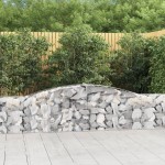 vidaXL Coșuri gabion arcuite 20 buc, 400x30x60/80 cm, fier galvanizat vidaXL Coșuri gabion arcuite 20 buc, 400x30x60/80 cm, fier galvanizat