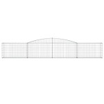 vidaXL Coșuri gabion arcuite 20 buc, 400x30x60/80 cm, fier galvanizat vidaXL Coșuri gabion arcuite 20 buc, 400x30x60/80 cm, fier galvanizat