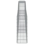 vidaXL Coșuri gabion arcuite 4 buc, 400x30x80/100 cm, fier galvanizat vidaXL Coșuri gabion arcuite 4 buc, 400x30x80/100 cm, fier galvanizat
