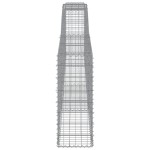 vidaXL Coșuri gabion arcuite 15 buc, 400x30x80/100 cm, fier galvanizat vidaXL Coșuri gabion arcuite 15 buc, 400x30x80/100 cm, fier galvanizat