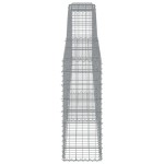 vidaXL Coșuri gabion arcuite 20 buc, 400x30x80/100 cm, fier galvanizat