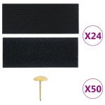 vidaXL Perdea de ușă anti-insecte cu magnet, 2 buc., negru, 220x100 cm vidaXL Perdea de ușă anti-insecte cu magnet, 2 buc., negru, 220x100 cm