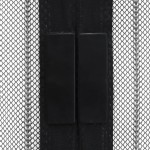 vidaXL Perdea de ușă anti-insecte cu magnet, 2 buc., negru, 220x100 cm vidaXL Perdea de ușă anti-insecte cu magnet, 2 buc., negru, 220x100 cm