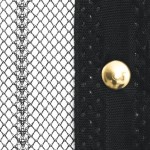 vidaXL Perdea de ușă anti-insecte cu magnet, 2 buc., negru, 220x100 cm vidaXL Perdea de ușă anti-insecte cu magnet, 2 buc., negru, 220x100 cm