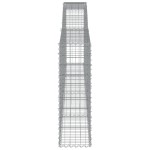 vidaXL Coșuri gabion arcuite 6 buc, 400x30x100/120 cm fier galvanizat vidaXL Coșuri gabion arcuite 6 buc, 400x30x100/120 cm fier galvanizat