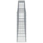vidaXL Coșuri gabion arcuite 10 buc, 400x30x100/120 cm fier galvanizat vidaXL Coșuri gabion arcuite 10 buc, 400x30x100/120 cm fier galvanizat