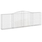 vidaXL Coșuri gabion arcuite 8 buc. 400x30x120/140 cm fier galvanizat vidaXL Coșuri gabion arcuite 8 buc. 400x30x120/140 cm fier galvanizat