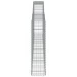 vidaXL Coșuri gabion arcuite 25 buc. 400x30x120/140cm fier galvanizat