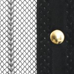 vidaXL Perdele de ușă anti-insecte cu magnet, 2 buc., negru 230x160 cm vidaXL Perdele de ușă anti-insecte cu magnet, 2 buc., negru 230x160 cm