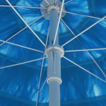 vidaXL Umbrelă de soare de plajă Hawaii, albastru, 300 cm vidaXL Umbrelă de soare de plajă Hawaii, albastru, 300 cm