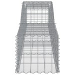 vidaXL Coșuri gabion arcuite 8 buc, 400x50x40/60 cm, fier galvanizat vidaXL Coșuri gabion arcuite 8 buc, 400x50x40/60 cm, fier galvanizat
