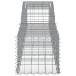 vidaXL Coșuri gabion arcuite 10 buc, 400x50x40/60 cm, fier galvanizat vidaXL Coșuri gabion arcuite 10 buc, 400x50x40/60 cm, fier galvanizat