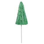 vidaXL Umbrelă de soare de plajă Hawaii, verde, 240 cm vidaXL Umbrelă de soare de plajă Hawaii, verde, 240 cm