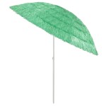 vidaXL Umbrelă de soare de plajă Hawaii, verde, 240 cm vidaXL Umbrelă de soare de plajă Hawaii, verde, 240 cm