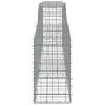 vidaXL Coșuri gabion arcuite 8 buc, 400x50x80/100 cm, fier galvanizat vidaXL Coșuri gabion arcuite 8 buc, 400x50x80/100 cm, fier galvanizat